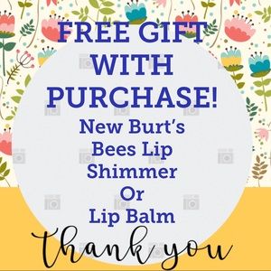 COPY - FREE BURTS BEES Product w/ purchase (Over $20)